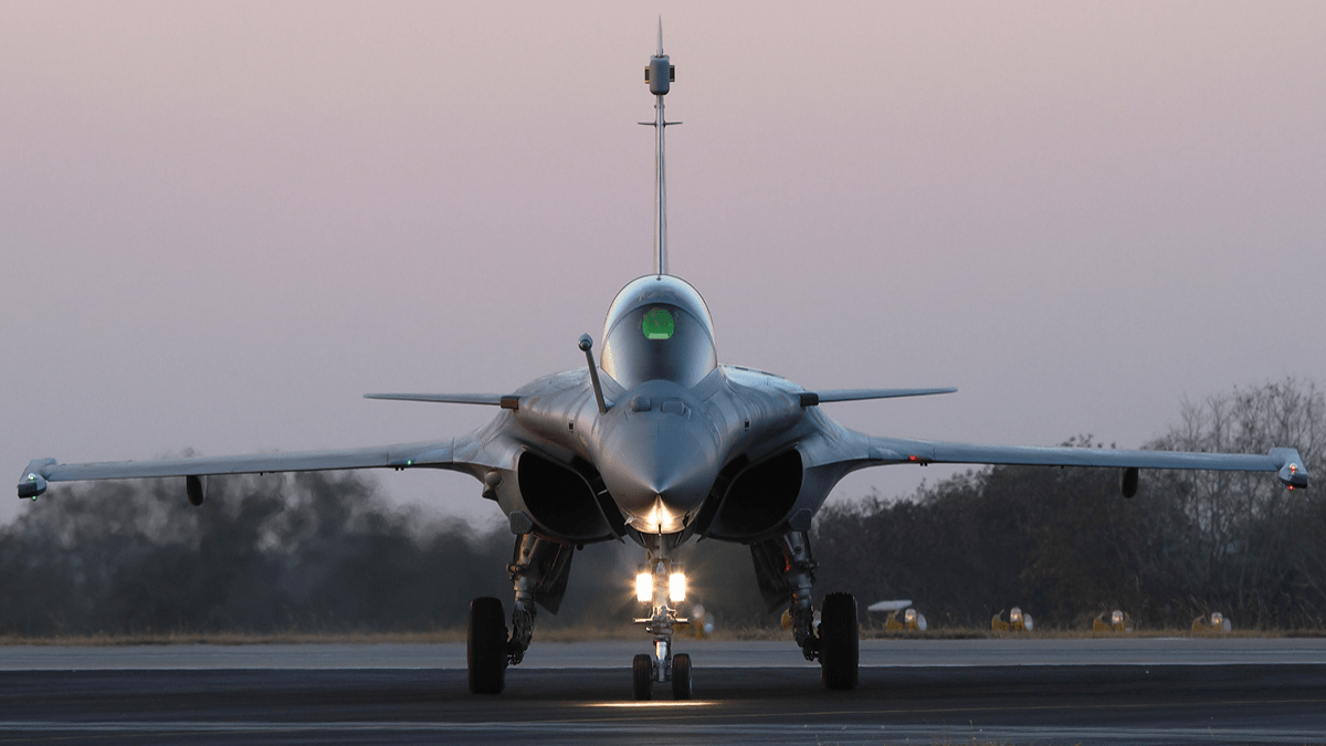 Three Rafale jets arrived at jamnagar airbase