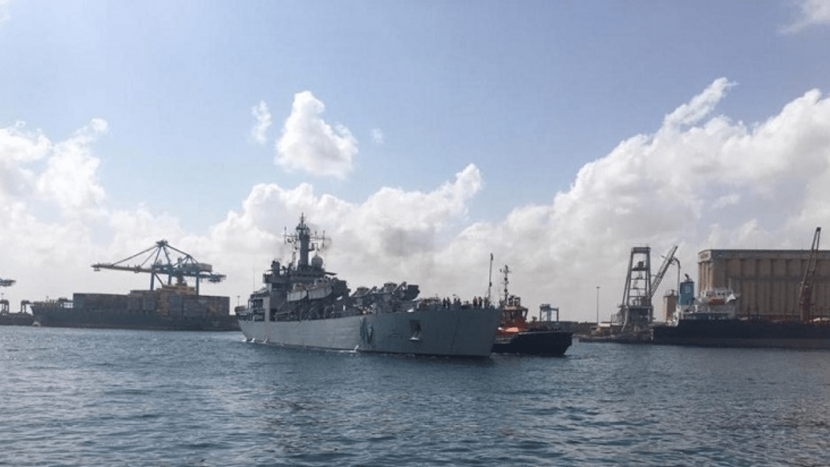 INS Airavat reaches Sudan with food aid