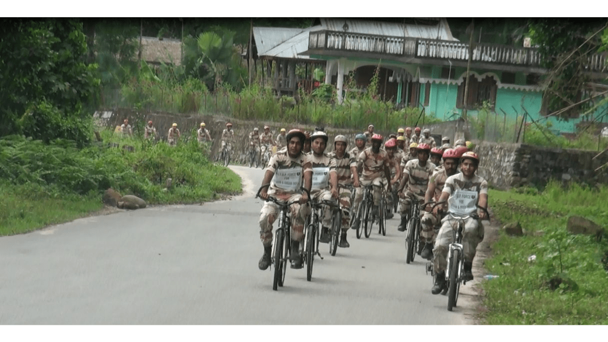 ITBP organises cyclothon for Fit India campaign