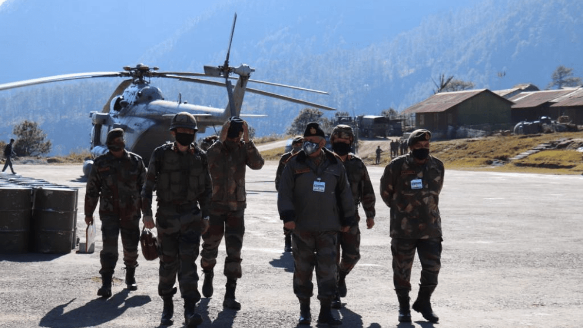 CDS Bipin Rawat visits forward bases along the China border