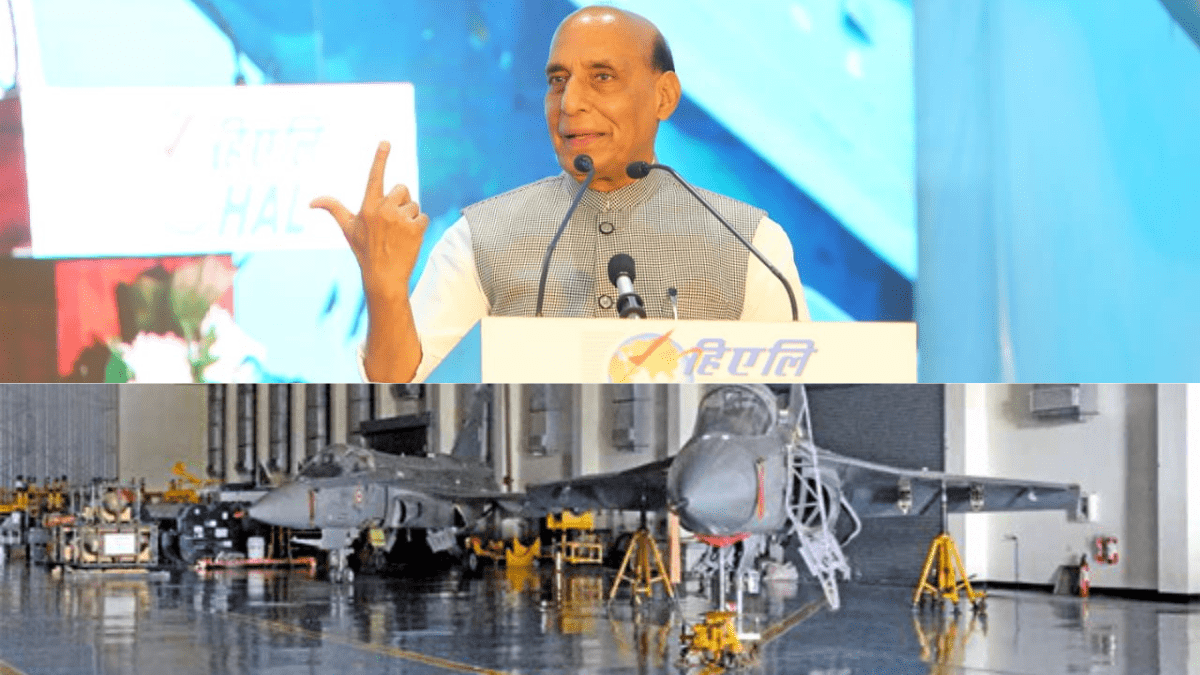Rajnath Singh inaugurates HAL LCA production line