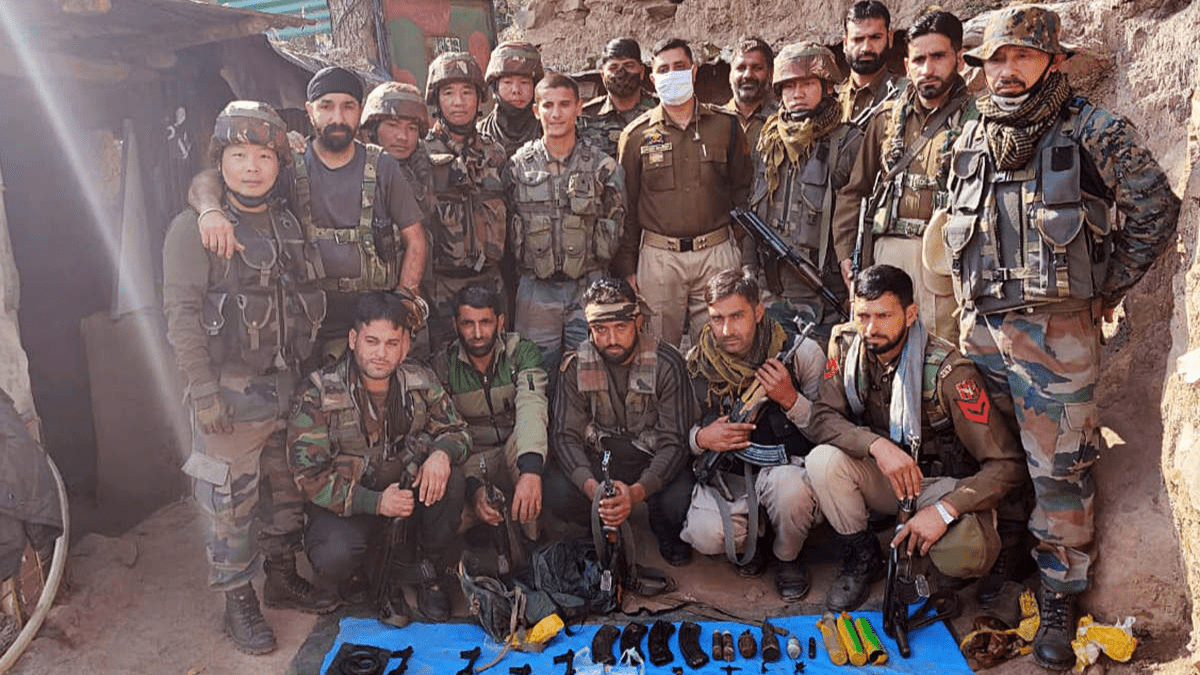terrorist hideout busted in rajouri