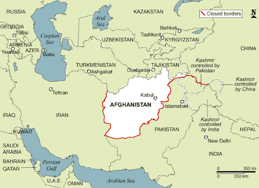 Map of Afghanistan