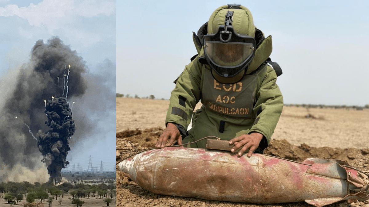 Indian Army Disposes Of 1,600 Tons Of Unexploded Ordnance