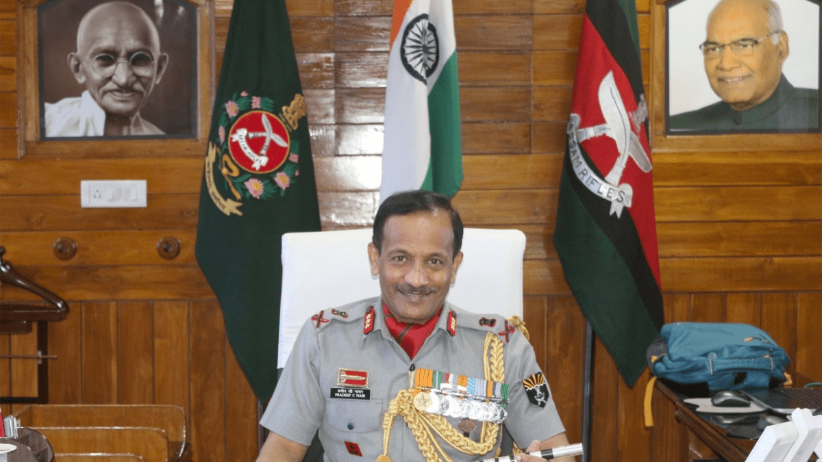 Lt Gen Pradeep Chandran Nair Takes Charge As DG Of Assam Rifles