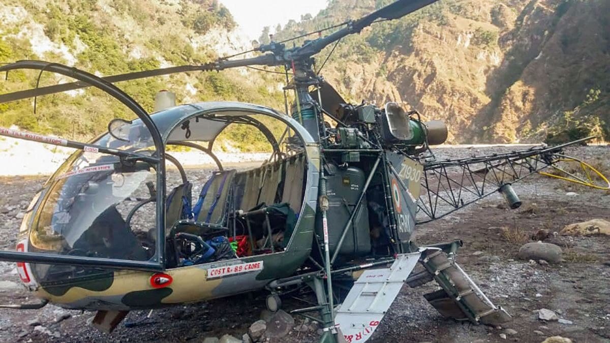 Indian Army Helicopter Crashes Near Ranjit Sagar Dam, Searches Going On
