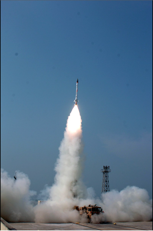 Advanced Air Defence (AAD) missile test conducted on 6 December 2007 from Integrated Test Range (ITR). Indian Ballistic Missile Defence Program.