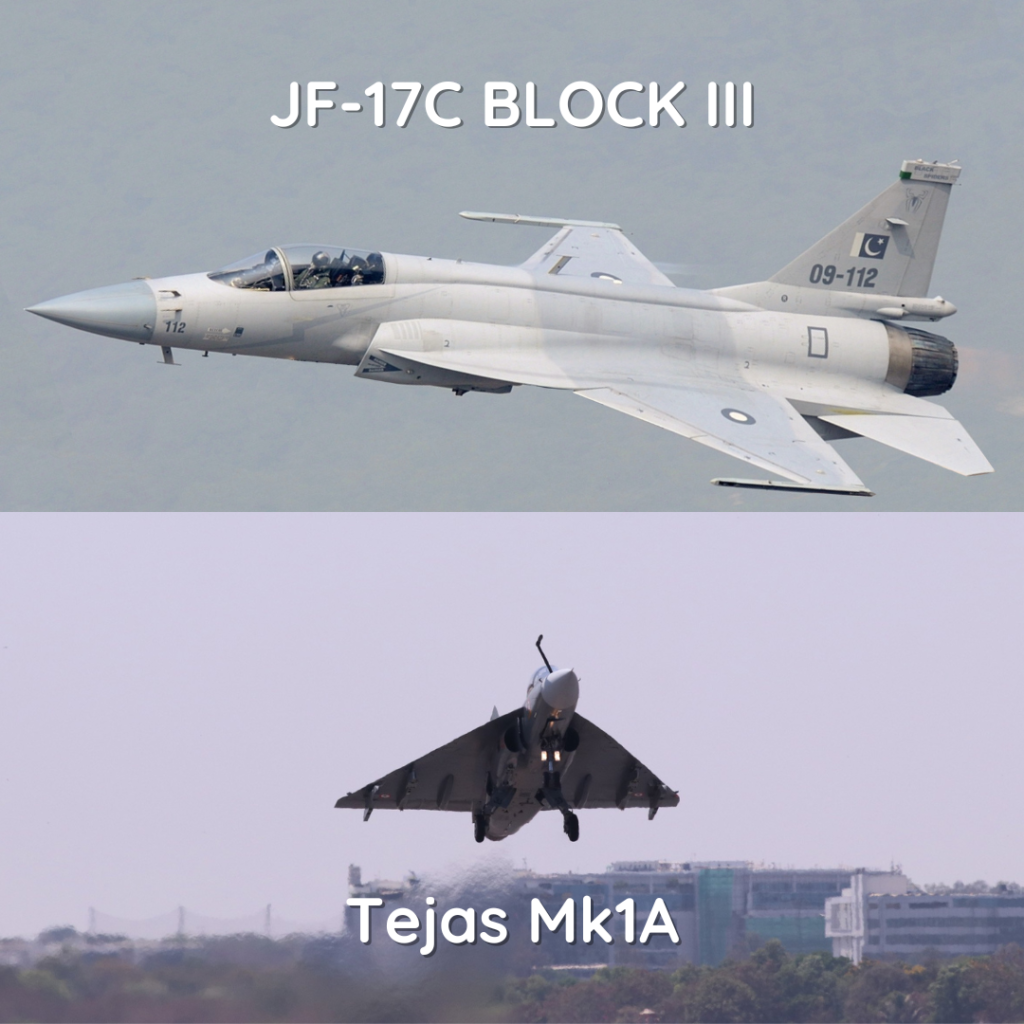 JF-17 and Tejas Mk1A